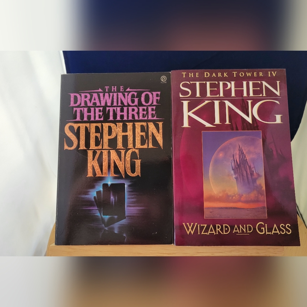 Stephen King The Dark Tower Books #2 and #4 Trade Paperback Used Good Condition